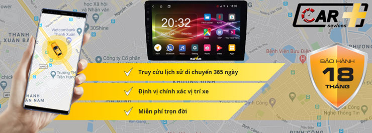 Giới thiệu màn hình Android ô tô Kovar