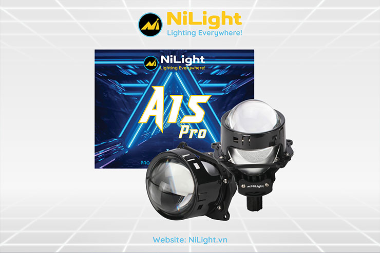 Bi led NiLight A15 Pro - Chân xoáy, Giữ Zin!