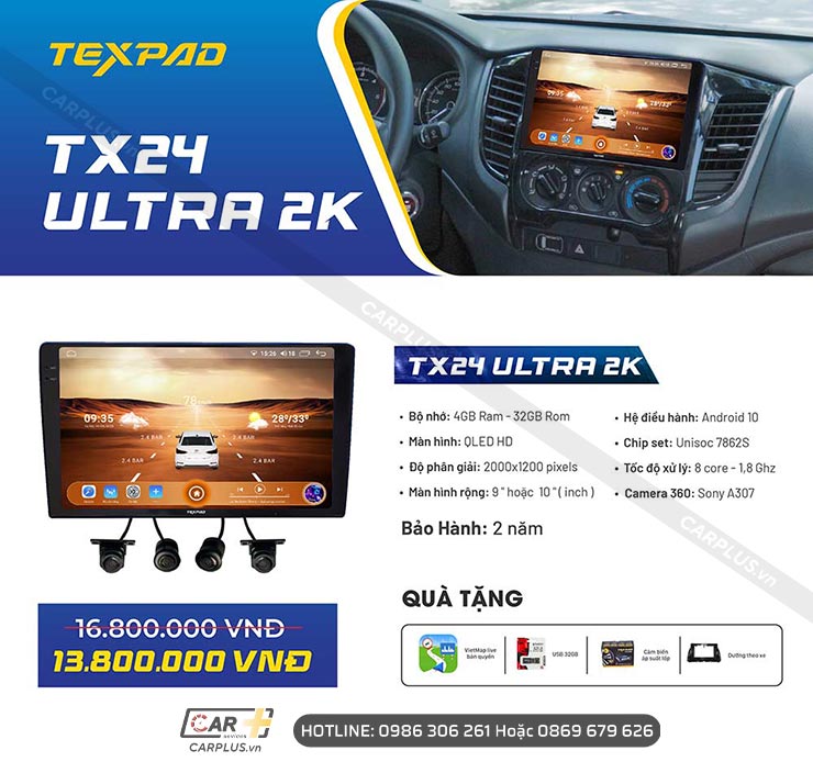 Thông số giá bán màn hình TexPad TX24 Ultra 2K