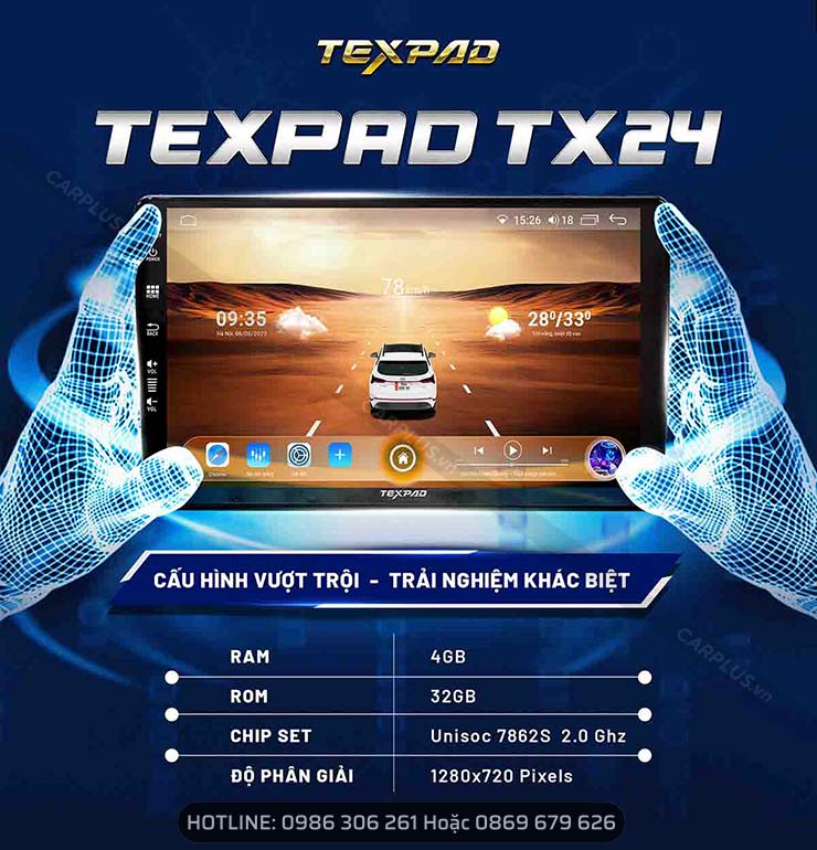 Thông số kĩ thuật màn hình TexPed TX24
