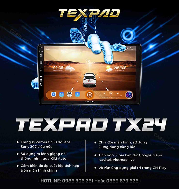 Màn hình TexPad TX24 đa dạng đầy đủ tiện ích