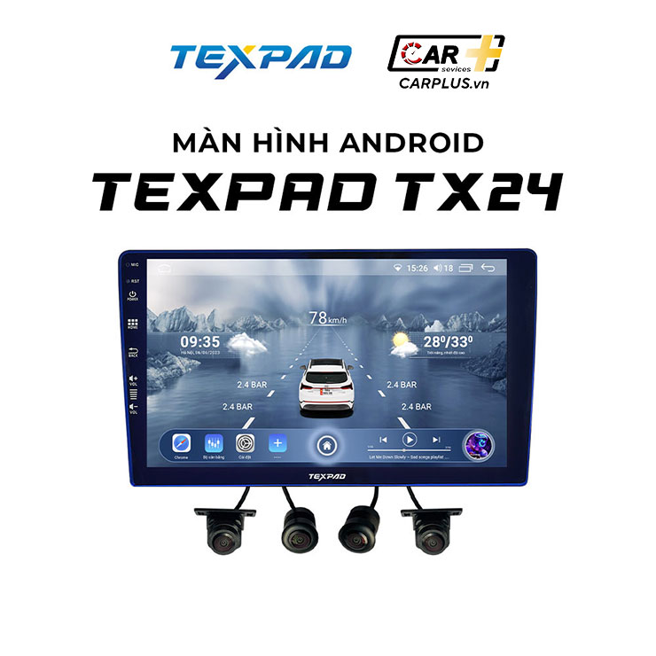 Màn hình android liền Camera 360 TexPad TX24