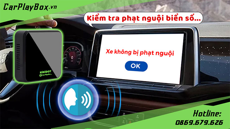 Dễ dàng kiểm tra phạt nguội xe với Android Box KiKiDOT