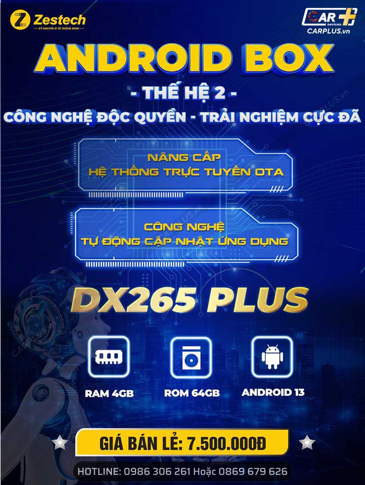 Thông số giá Android Box Zestech DX265 Plus