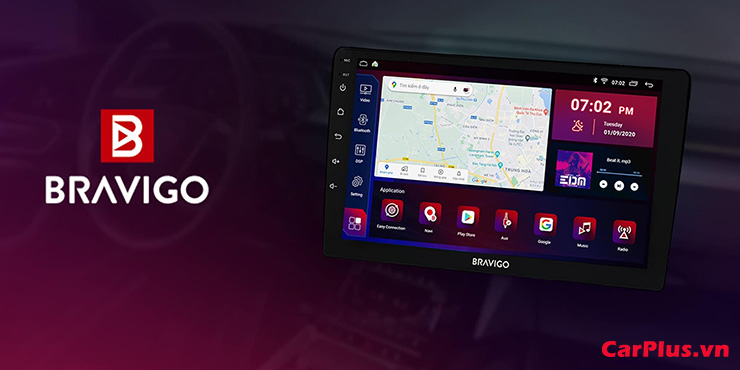 màn hình android bravigo air 2 thay đổi giao diện theo ánh sáng