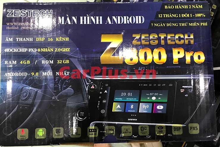 Màn hình Android ô tô Zestech Z800 Pro