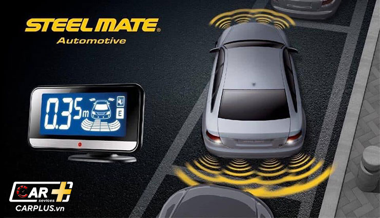 Xóa bỏ điểm mù với Cảm biến lùi xe 6 mắt Steelmate MTSM V6
