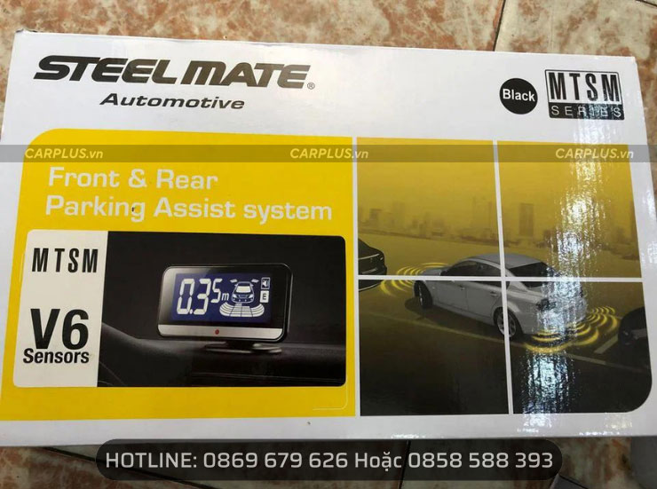 cảm biến lùi 6 mắt Steelmate MTSM V6