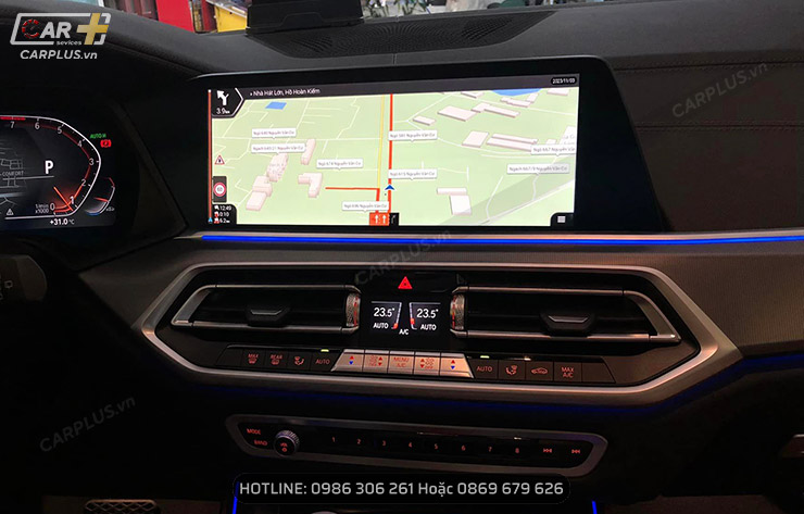 Android Box cho BMW 528i - bản đồ chỉ đường thông minh