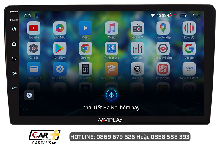 Trợ lí ảo KiKi thông minh trên màn hình Android Naviplay N600