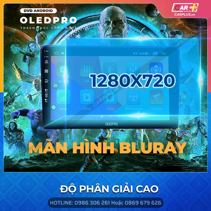 Công nghệ QLED trên màn hình thông minh OledPro Premium 12.3 Inch