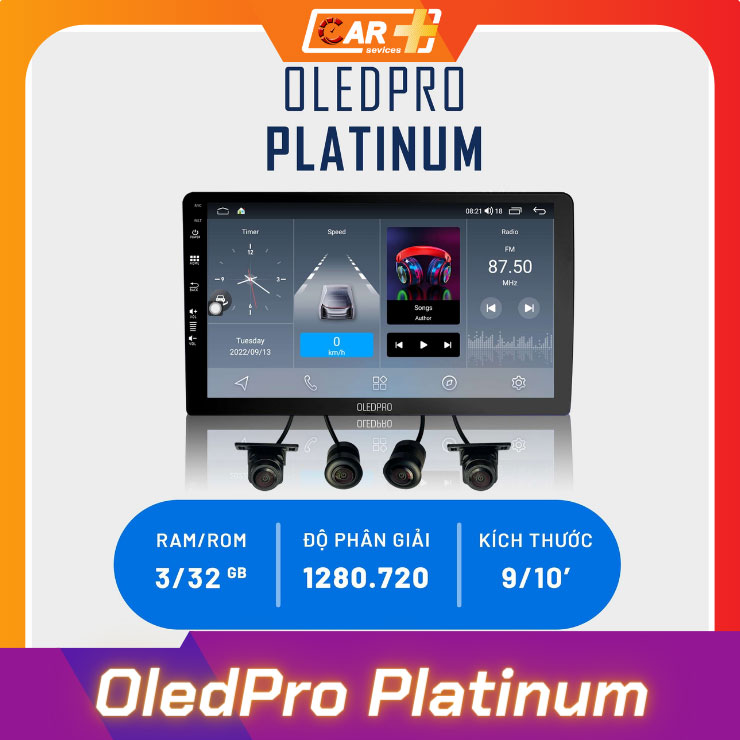 Màn hình Android liền Cam360 OledPro Platinum