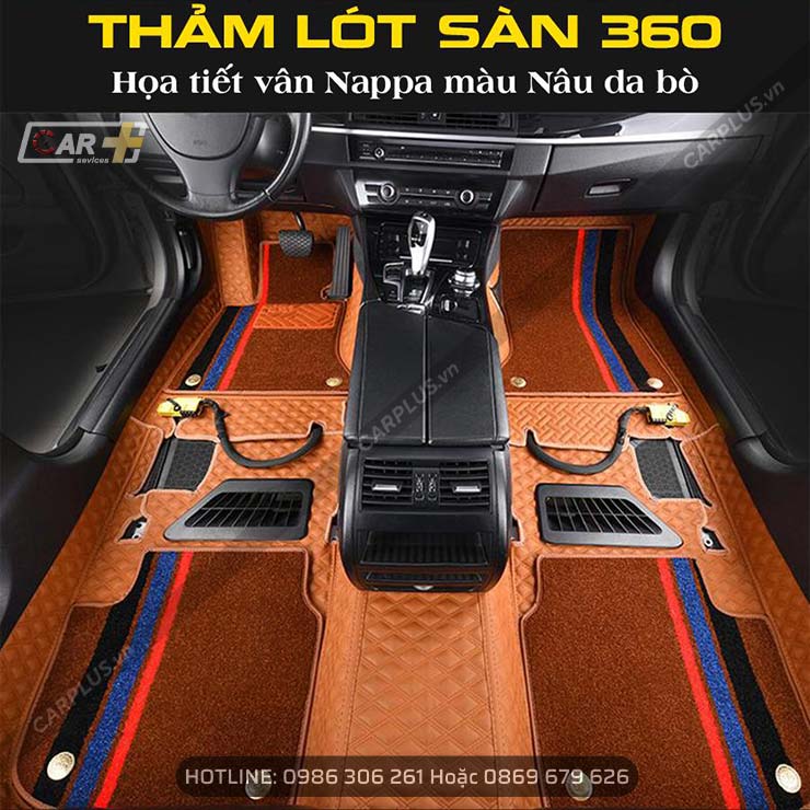 Thảm lót sàn 360 cho xe VinFast VF3