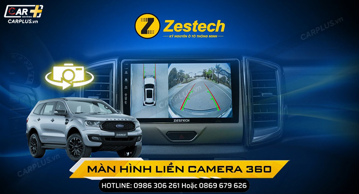 Màn hình Android Zestech ZX10+ Phiên Bản Giới Hạn Camera 360 ghi hình giám sát đỗ xe