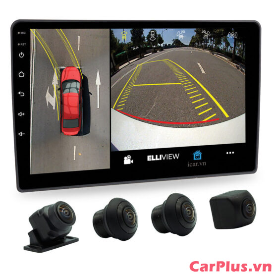 Màn hình Android ô tô liền Camera 360 - Cách mạng trong công nghệ an toàn cho xe hơi
